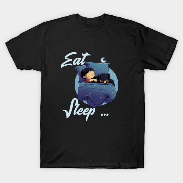 Sleeping Dog T-Shirt by ArtRoute02